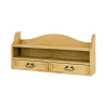 woskowana pólka sosnowa z szufladkami
