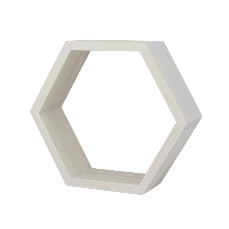 Półka plaster miodu COS 18 drewniana - Meblo-Wosk