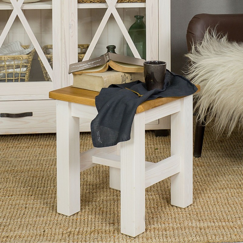 Drewniany taboret SIL 21