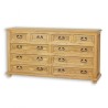 Rustykalna komoda z drewna COM 04