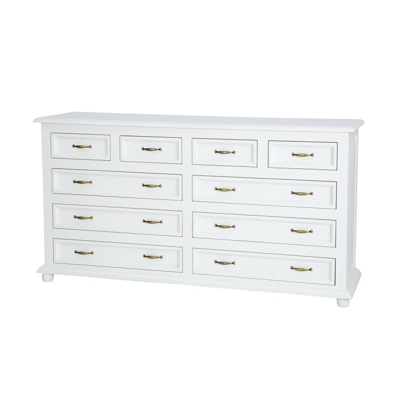 Rustykalna komoda z drewna COM 04