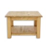 stolik kawowy do salonu z półką drewniany