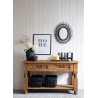 konsola drewniana z szufladkami