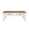 drewniana lawa z toczonymi nogami