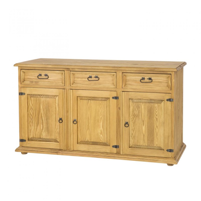 Komoda z litego drewna COM 101 SLIM