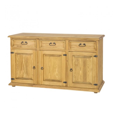 Komoda z litego drewna COM 101 SLIM