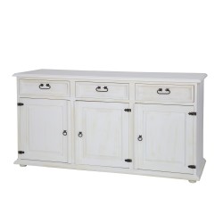 Komoda z litego drewna COM 101 SLIM