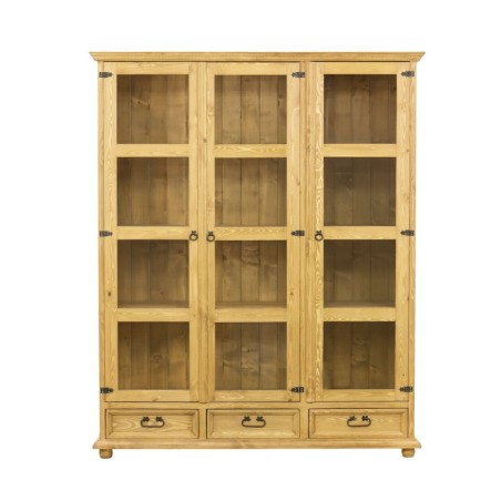 Witryna trzydrzwiowa z drewna VIT 108 /1 SLIM