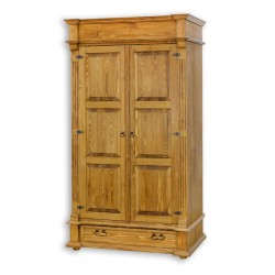 dwudrzwiowa szafa kolor ciemny wosk