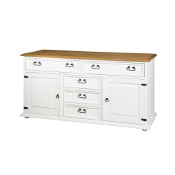 Komoda sosnowa COM 119 SLIM