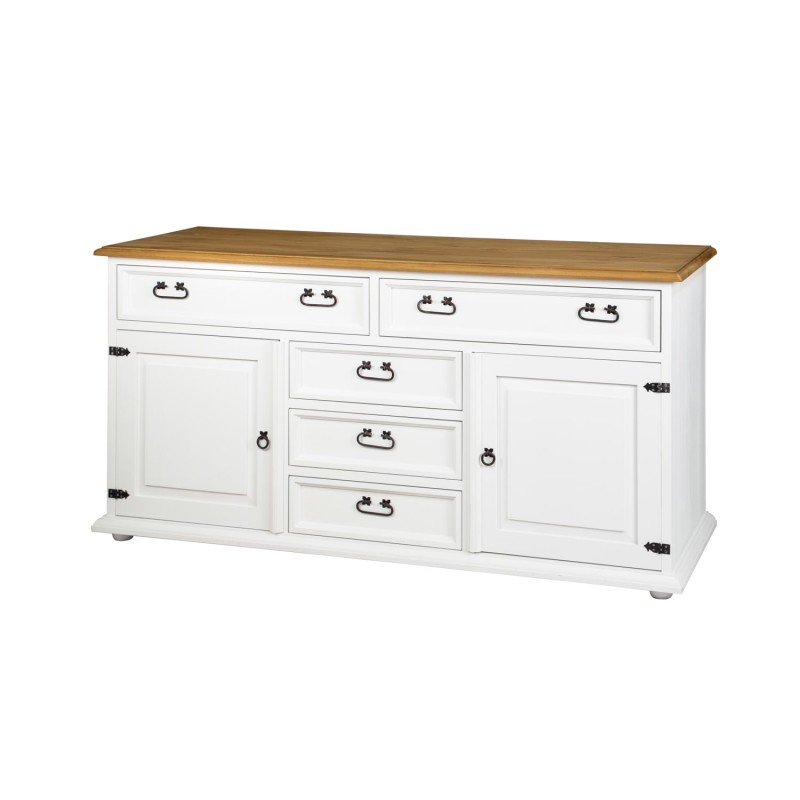 Komoda sosnowa COM 119 SLIM