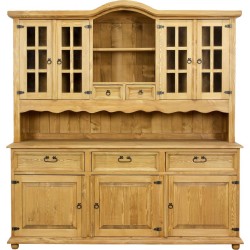 drewniany kredens rustykalny sosnowy