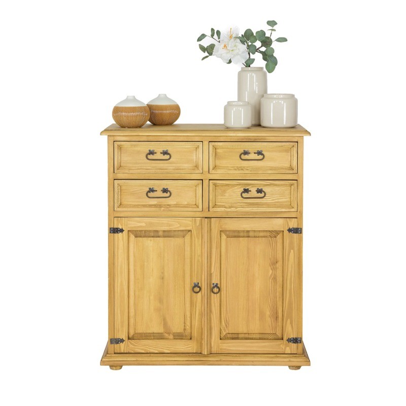 Mała komoda drewniana COM 107 SLIM