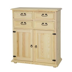 Mała komoda drewniana COM 107 SLIM