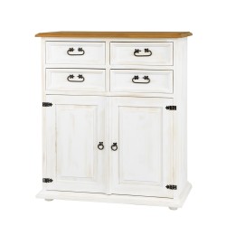 Mała komoda drewniana COM 107 SLIM