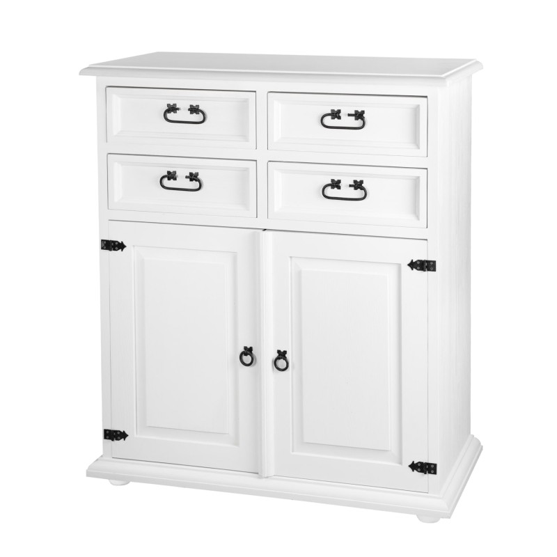 Mała komoda drewniana COM 107 SLIM