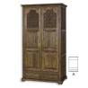 Drewniana szafa w stylu boho SZY 07 /A – CARBONE
