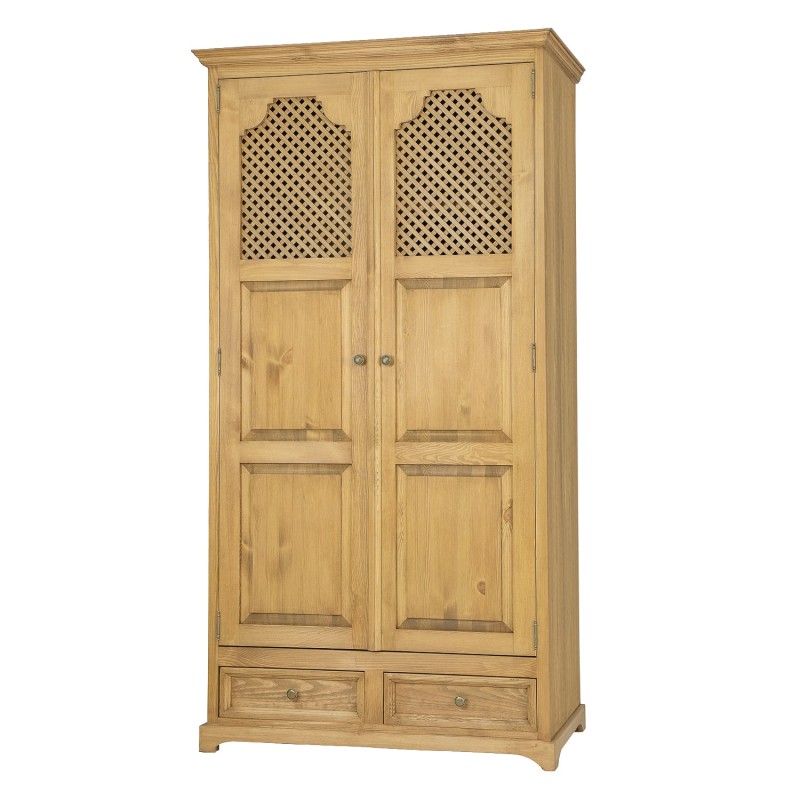 Szafa woskowana SZY 107 /B SLIM dzielona - CARBONE