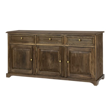 Drewniana komoda COM 116 SLIM CARBONE