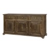 Drewniana komoda COM 116 SLIM CARBONE
