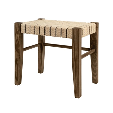 Taboret z jutowym splotem COR 21