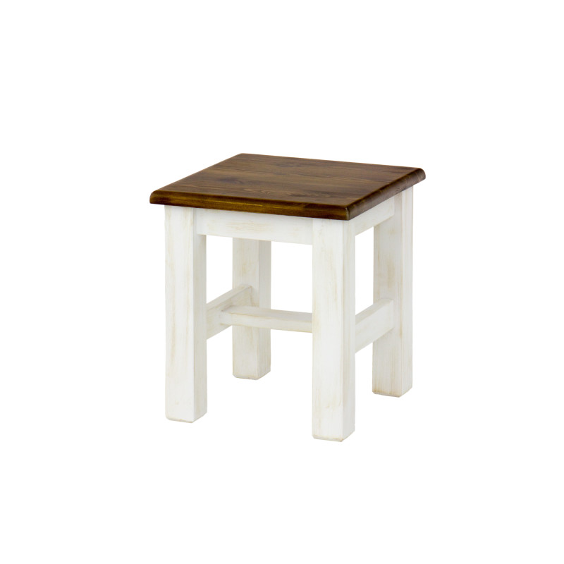 Drewniany taboret SIL21 idealny do kuchni - Meblo-Wosk