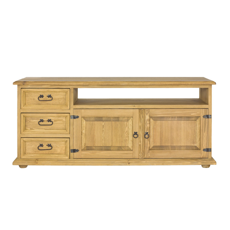 Drewniana szafka pod telewizor - Meblo-Wosk www.meblo-wsok.pl