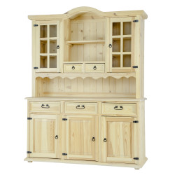 Drewniany kredens woskowany VIT 101 SLIM
