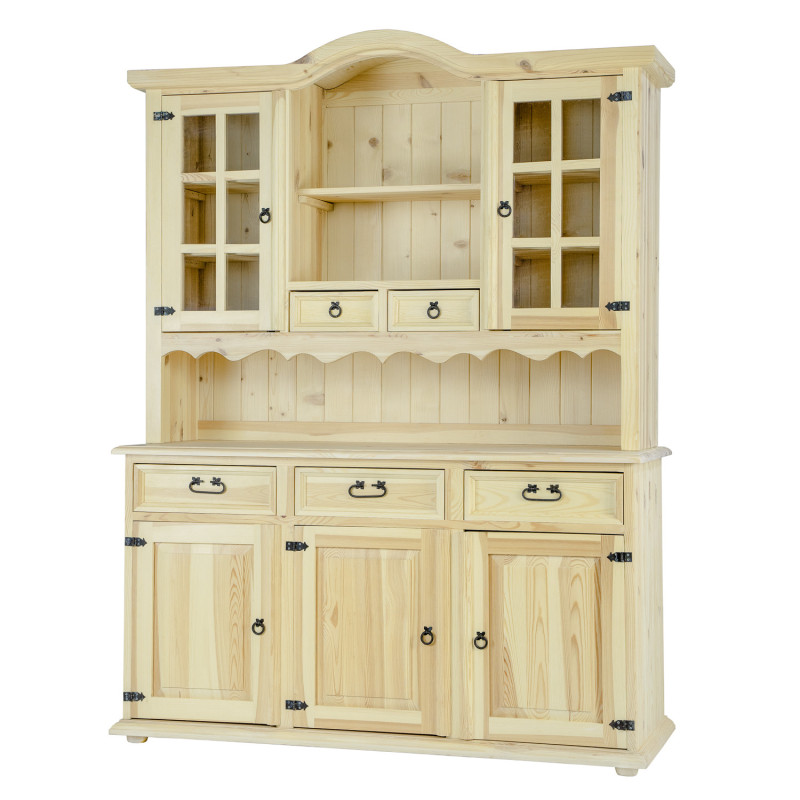 Drewniany kredens woskowany VIT 101 SLIM