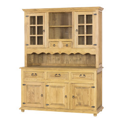 Kredens z litego drewna VIT 04 woskowany - Meblo-Wosk