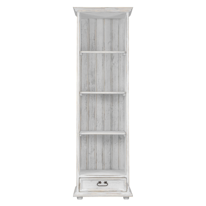 Regał na książki REG 102 SLIM sosnowy - Meblo-Wosk