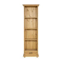 Regał na książki REG 102 SLIM sosnowy - Meblo-Wosk
