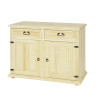 Komoda drewniana COM 102 SLIM woskowana - Meblo-Wosk