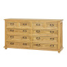Rustykalna komoda z drewna COM 04