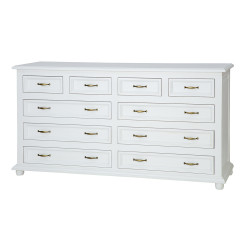 Rustykalna komoda z drewna COM 04