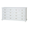 Rustykalna komoda z drewna COM 04