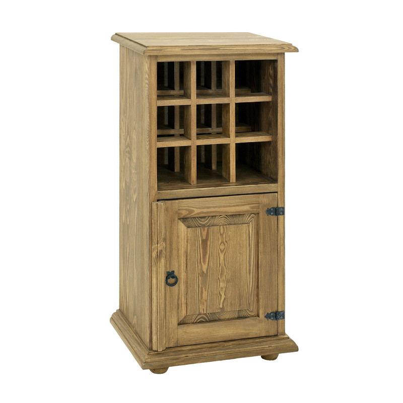 Drewniana szafka na wino COM 14 - Meblo-Wosk www.meblo-wosk.pl