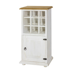 Drewniana szafka na wino COM 14 - Meblo-Wosk www.meblo-wosk.pl