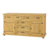Komoda z drewna sosnowego COM 19 - Meblo-Wosk www.meblo-wosk.pl
