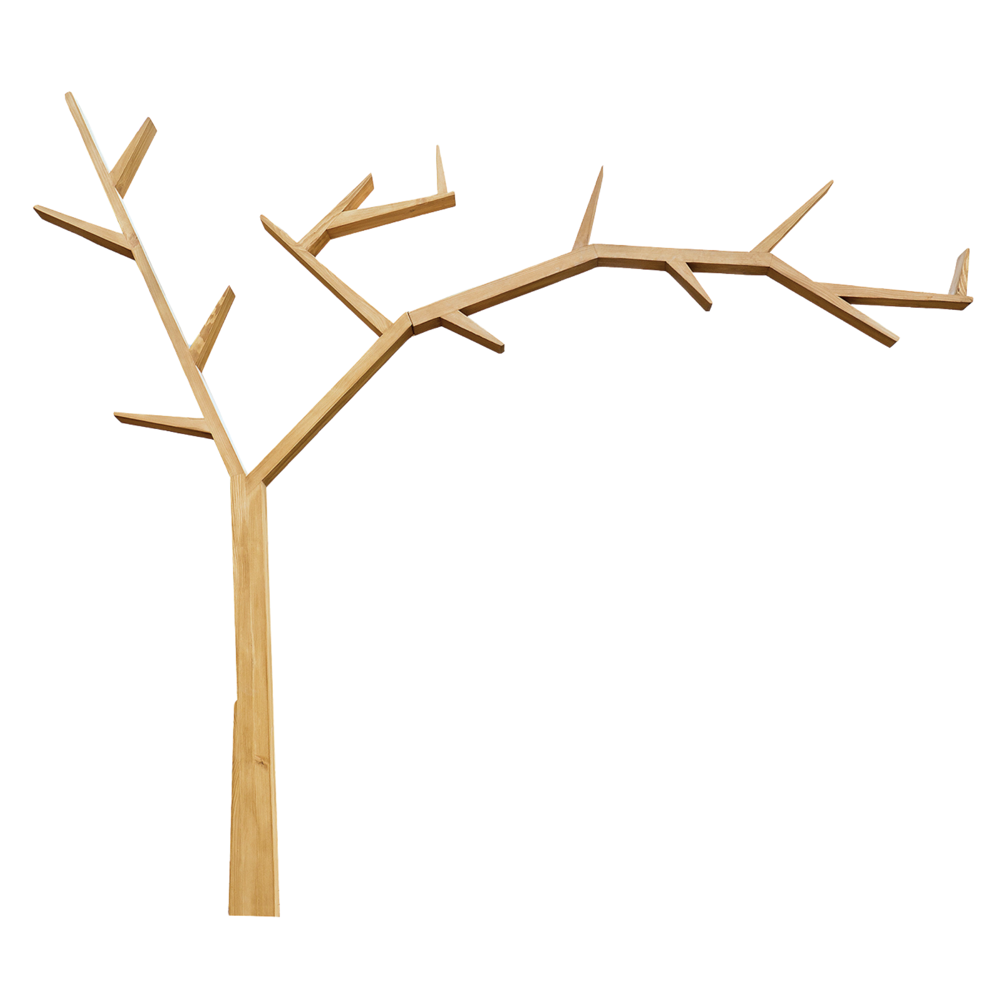 Półki drewniane