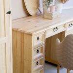 drewniane biurka retro do gabinetu