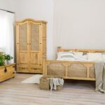 drewniane meble rustykalne do sypialni
