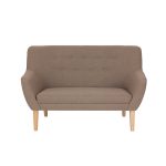kanapa do salonu w kolorze brązowym