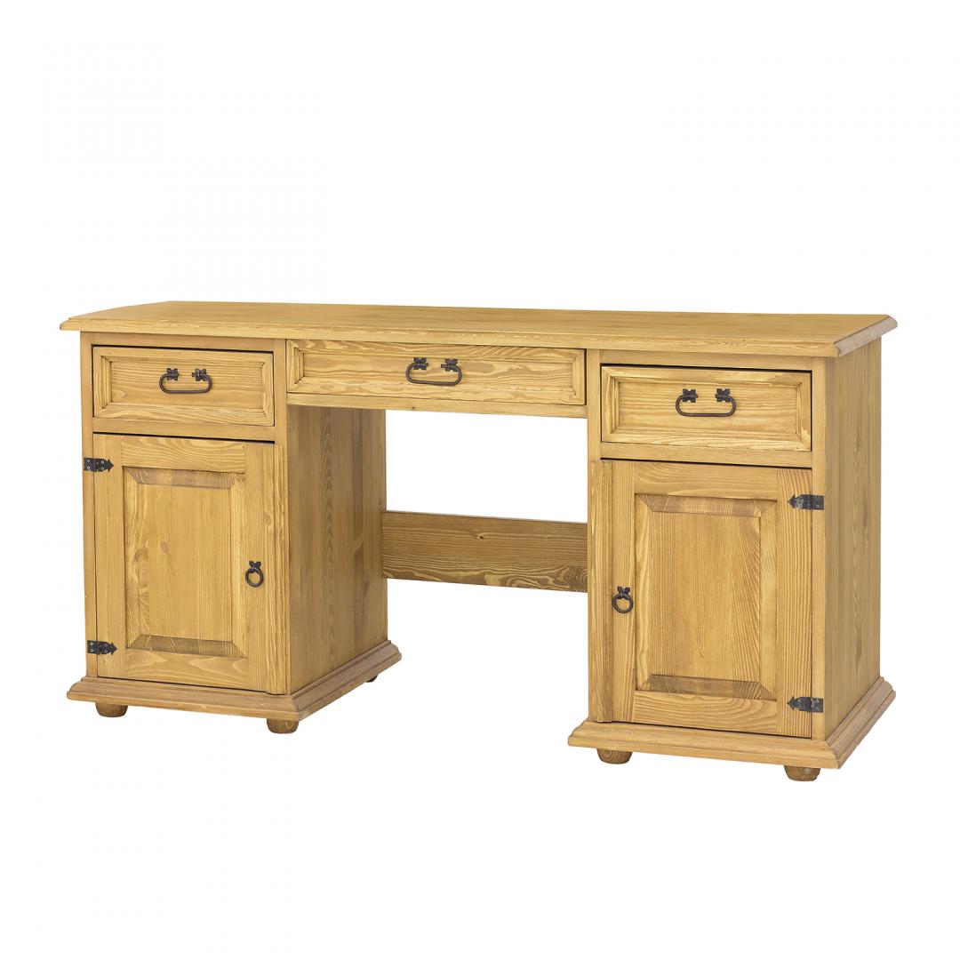 Drewniane biurko rustykalne BIK08