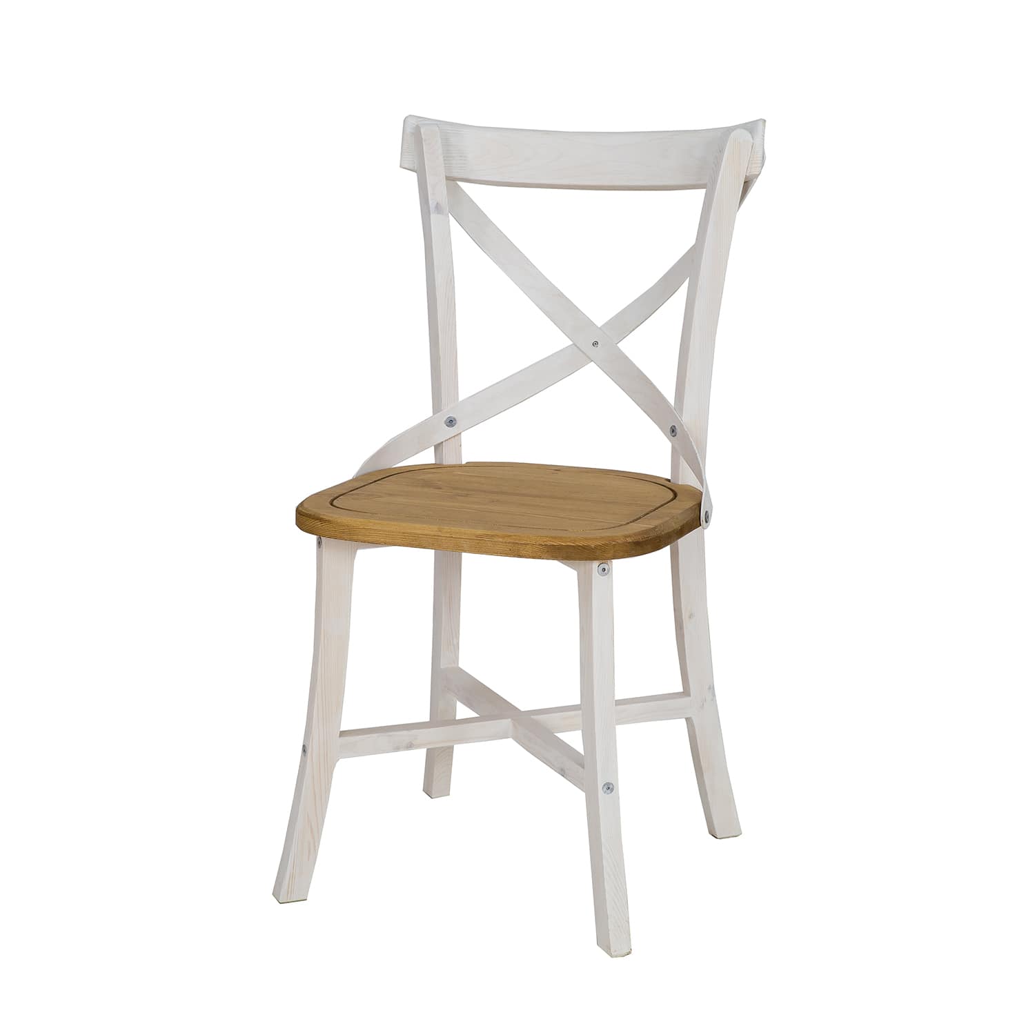 Drewniane krzesło biały SIL 25 (2szt.) WYPRZEDAŻ